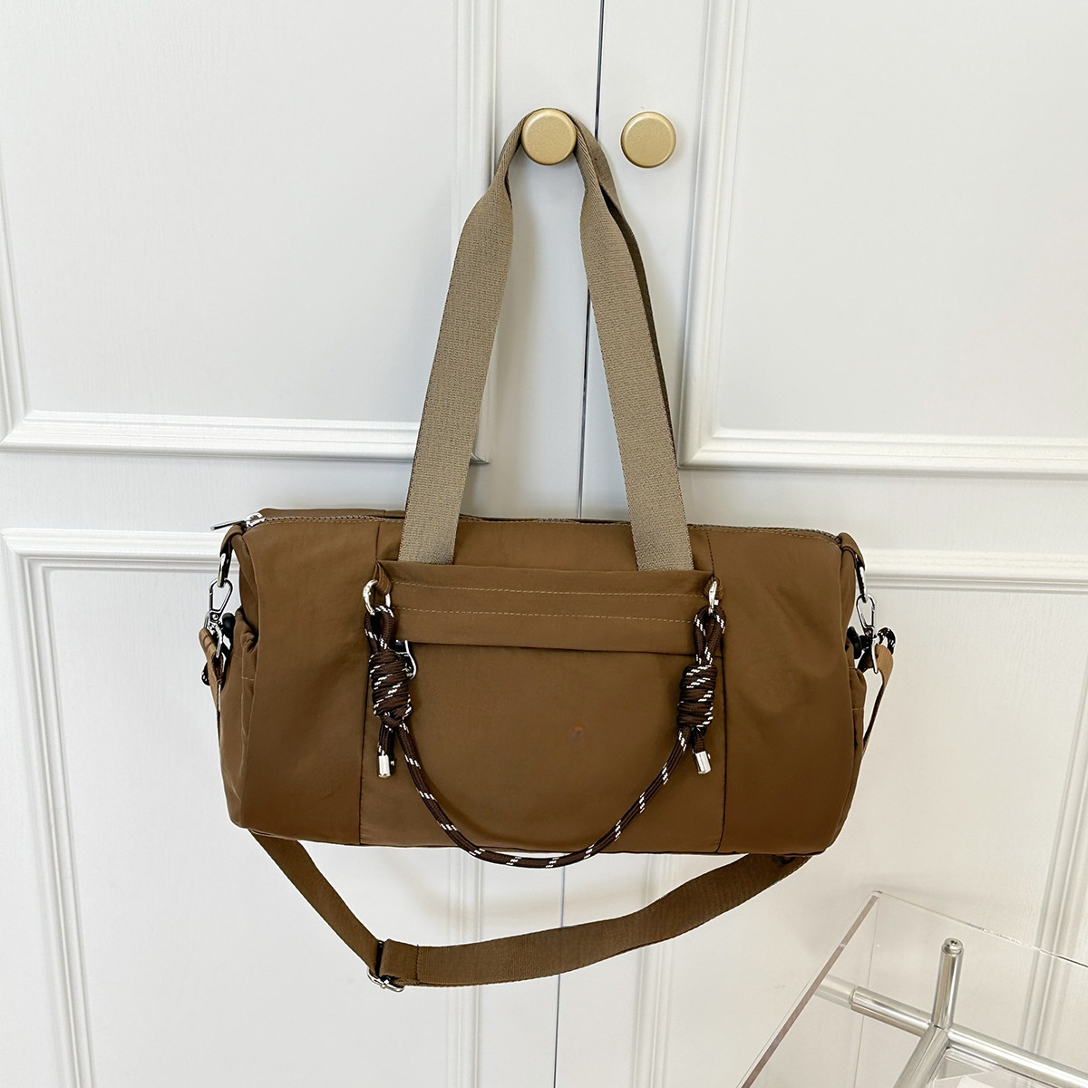 #268 women's new large-capacity handbag travel messenger bag