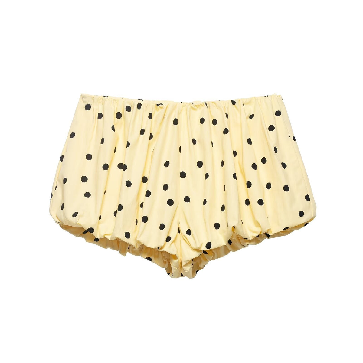 suit Women's 2 pieces pleated decorative polka dot coat+shorts